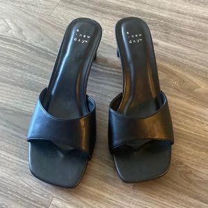 A New Day black slip on heel. NEVER WORN